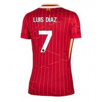 Camisa de Futebol Liverpool Luis Diaz #7 Equipamento Principal Mulheres 2024-25 Manga Curta